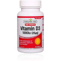 Natures Aid Vitamin D3 1000iu (25u g) 90 Tabs