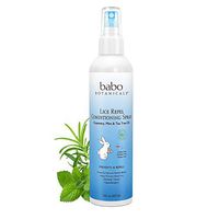 Babo Botanicals Lice Repel Conditioning Spray with Rosemary, Tea Tree and Mint Oils, Hypoallergenic, Vegan, for Kids - 8 oz.