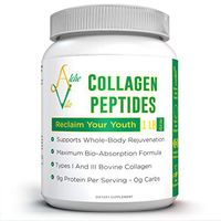 Multi Collagen Peptide Powder Hydrolyzed Type 1 & 3 Protein Supplement (16 oz.) - Maximum Bio-Absorption - Paleo & Keto, Non-GMO - Promotes Healthy Skin, Nails, Hair - Improves Joint Health