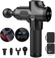 JUMOWA Massage Gun with 20 Speeds Adjustable Powerful and 4 Massage Head Head for Muscles Deep Tissue,Percussion Massager and Muscle Massager Handheld,Hypervolt Massage Device with Box