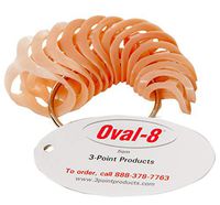 3-Point Products Oval-8 Finger Splints Sizing Set