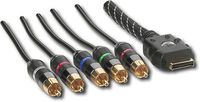 Psyclone PS3 Component/RCA Audio Cable Black 12ft (3.7M)