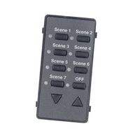 Leviton DCKS7-E Color Change Kits for Mural Scene Controller with Text, Black