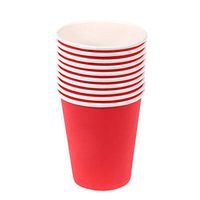 Artibetter 100Pcs Colorful Paper Cups Disposable DIY Paper Cups Hot Drink Paper Cups for Children Handcraft Art Bithday Party