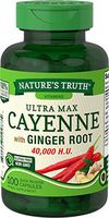 Cayenne Pepper Capsules | 40,000 HU | 100 Count | with Ginger Root | Non-GMO & Gluten Free | Nature's Truth