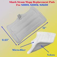 New Shark Microfiber Euro Pro Steam Mop Pad Replacement S3101 S3102 S3250 3101 3250 (1)