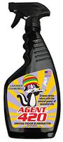 Agent 420-22 oz Cannabis Odor Destroying Spray for Eliminating Pot Smoke, Cigarette Smoke or Most Unwanted Odors in Your House, Car or Apartment, So Freshen Up The “Joint”! [Lavender]