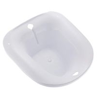 Sitz Bath Over The Toilet Perineal Soaking Bath, Hemorrhoidal Relief, Pregnant Women, The Elderly, White