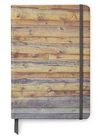 Wood Themed Designs UV Printed on PU Leather A5 Bullet Dotted Journal Notebook