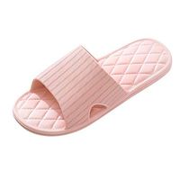 Emimarol Women and Men Bath Slipper Anti-Slip for Indoor Home House Sandal Soft Non-Slip House Shoes Casual Indoor Slippers Pink