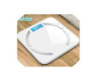 Intelligent Body Fat Weighing Household Small Adult Precision Electronic Scale Female Body Weight Scale,White