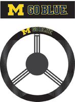Fremont Die NCAA Michigan Wolverines Polysuede Steering Wheel Cover