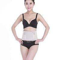 AALH Adjustable Self-Heating Magnetic Therapy Back Waist Support Relieves Pain Lumbar Brace Belt Double Pull Strap Lower Pain Massage,Flesh,M