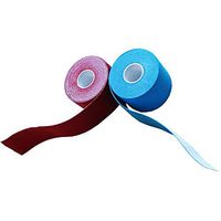 Sport and Therapy Tape Kinesiology Tape Elastic Therapeutic Tape for Muscle Pain and Sport Activity, 2 Rolls of 2’’ Wide x16.5 Feet Long (Red and Blue)