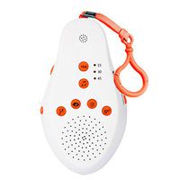 White Noise Machine, ABS Environmental Protection Material Baby Bed Bell Sleeper, Home Travel Intelligent Voice Control Sleep Aid