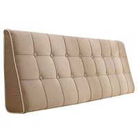 Qi Peng Mat Cushion - Bed Back Cushion Bed Soft Cover Lumbar Cushion Sponge Pillow - with/Without Headboard Standard Sofa Cushion (Color : D, Size : 190x15x50cm)