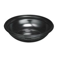 Genpak - Crystalline Serving Bowls, Black, 48 Oz, 50/Pack, 4 Packs/Ct