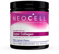 NeoCell® Super Collagen Powder, 6,600mg Types 1 & 3 Grass-Fed Collagen, Paleo Friendly, Gluten Free, Soy Free, Berry Lemon Flavor - 6.74oz (Package May Vary)