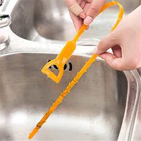 Drain Cleaners - Popular New Snake Shaped Sink Cleaner Bathroom Toilet Kitchen Drain Removes Clogged Hairs Cleaning Brush for Home