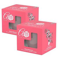 Aroma From Nature Honey Blossom 3 oz AireCare Scented Candle - 2 Pack - Aromatherapy Candles - Home Fragrance - Apothecary Glass With Single Wick