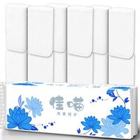 Toilet Paper Ultra Strong, 12 Rolls, 4-Ply Soft Ultra Professional White Toilet Paper,Value Size Advanced Bath Tissue Rolls, Silky & Smooth Soft Home Kitchen Toilet Tissue (12 Rolls A) (12 Rolls A)