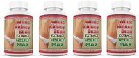 White Kidney Bean 1200 Max Weight Loss Carb Blocker Fat Burner 1200 MG 60 Capsules Per Bottle 4 Bottles