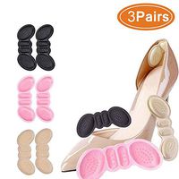 Heel Cushion snugs Inserts Shoe Pads for Loose Shoes Too Big Inserts Grips Liners Heel Blister Protectors for Women Men (2 Thin 1 Thick)