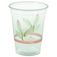 SOLO Cup Company RTP16DBARECT Bare Eco-Forward RPET Cold Cups, 16-18 Oz, Clear, Pack of 50 (Case of 1000)