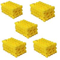 Hohaski Cleaning Sponge, Extra Large Car-Washing Sponge Coral Sponge Washing Cleaning Block Honeycomb Highly Absorbent 6.7 x 4 x 2.9inch (5pcs)