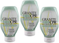 Granite CPR (Value 3-Pack of 18oz Bottles) – 2-in-1 Cleaner & Polish is Gentle Enough for Daily Use Daily Use On Granite, Marble, Stone Leaving a Silky Smooth Surface and Gorgeous Shine!