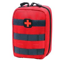 PANYFDD Medical First Aid Kit, Outdoor Survival Medical Cover, Emergency Package Utility Belt Bag Home Outdoor Workplace Office