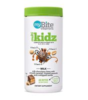 MyBite Vitamins Kidz Multivitamin, Milk Chocolate, 60 Bites