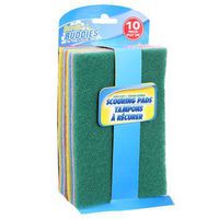 Scrub Buddies Light Duty Scouring Pads - 10 Pack