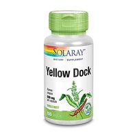 Solaray Yellow Dock Root, Veg Cap (Btl-Plastic) 500mg 100ct