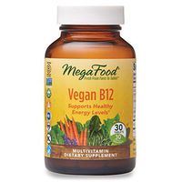 MegaFood, Vegan B12, Helps Support Healthy Energy Levels, Daily Multivitamin Dietary Supplement, Gluten Free, Non-GMO, 30 Mini-Tablets (30 Servings) (FFP)