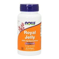 Now Foods Royal Jelly 1000mg Freeze-Dried, 60 softgels (Multi-Pack)