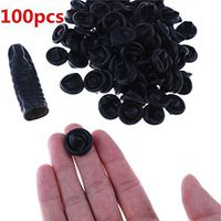 Tool Parts 100pcs/lot Rubber Antislip Black Durable Latex Finger Cots For Chalk Electronic Finger Cots For Hand Tools Use