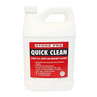 Stone Pro Quick Clean - Acidic Tile, Grout and Masonry Cleaner Concentrate - 1 Gallon
