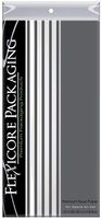 Flexicore Packaging GrayGift Wrap Tissue Paper | Size: 15 Inch X 20 Inch | Count: 20 Sheets | Color: Solid Gray & Pin Stripe