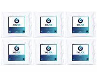  G Gel Ice 16oz Cold Packs (6 total) - Reusable, Safe, Made in USA
