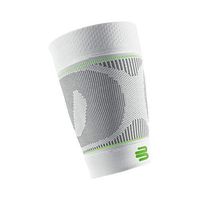 Bauerfeind Sports Compression Upper Leg Sleeves (1 Pair) - Thigh & HamstringCompression for Improved Blood Circulation & Recovery - Thigh Wrap for Quad Support (White, Large/X-Long)