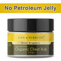 Life & Pursuits Organic Baby Chest Rub (25 gm/0.88 oz) With Ayurvedic Baby Vapor Rub Formula | Petroleum Free | With Eucalyptus, Peppermint, Holy Basil Oil