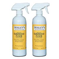 Begley's Best Earth Responsible Natural Plant-Based Hardwood Floor Cleaner, Fresh Citrus Scent, 24 oz, 2 Pack
