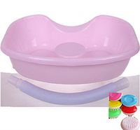 Lecent@ Medical Hair Washing Basin Tray Shampoo Basin for Home with Shampoo Brushes(Hose*59'inch)