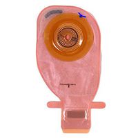 Assura Lite 1pc Pouch Ez Close 0.875 in. (22 mm)/Pre-cut, soft cloth on front & back/Opaque