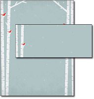 Birch Tree Letterhead & Envelopes - 40 Sets