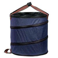 aHUMANs Smart Collapsible Canvas Garden Waste Bag，Pop-up Reusable Garden Leaf Bag Holder Hardened Bottom Garden Trash Bag Garden leaves Bag