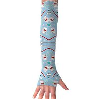 Cute Dentist Dental Hygienist Print Blue UV Protection, Compression & Cooling Arm Sleeves For Cycling/Golf/Basketball/ Other Sports