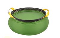 Vellhater Camping Hiking 10L Folding Wash Basin Bucket Water Storage Pouch for Travel