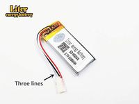 3 Lines 3.7V 600mAh 602248 Lithium Polymer Ion Rechargeable Battery Lithium 3lines Polymer Li-Po Battery for MP4 GPS MP3 Bluetooth Stereo DIY Gift